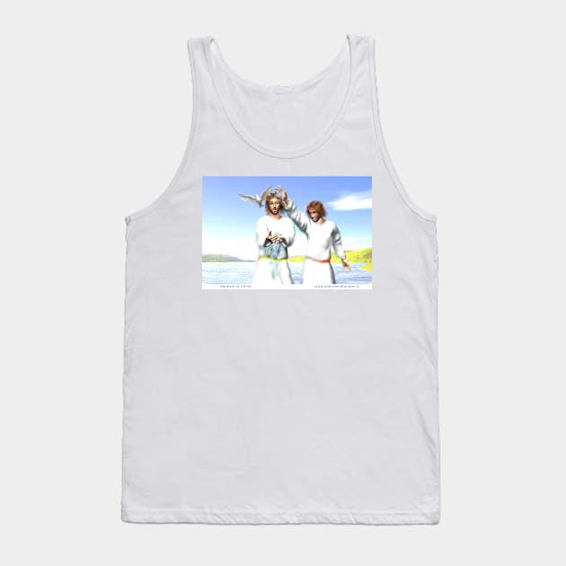 Baptism of Christ Tank Top by Andrea Matarazzo